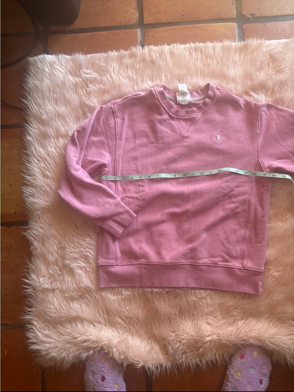 Champion Light Pink Pullover Sweatshirt